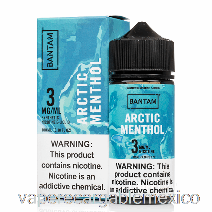 Vape Recargable Mentol ártico - Bantam Vape - 100ml 3mg